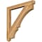 Ekena Millwork Balboa Arts & Crafts Rough Sawn Bracket, Western Red Cedar, 4"W x 44"D x 44"H BKT04X44X44BOA03RWR - alternate 1